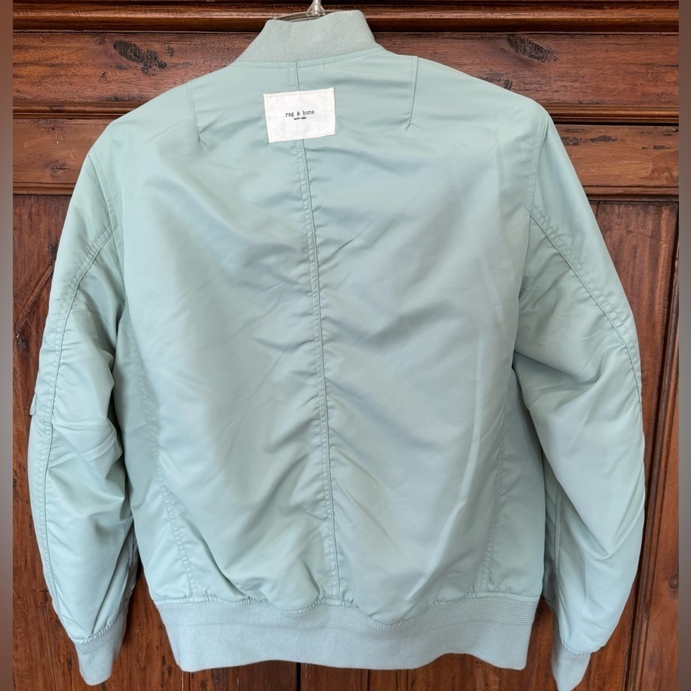 Rag & Bone Manstone Bomber Jacket sage green - Picture 11 of 13